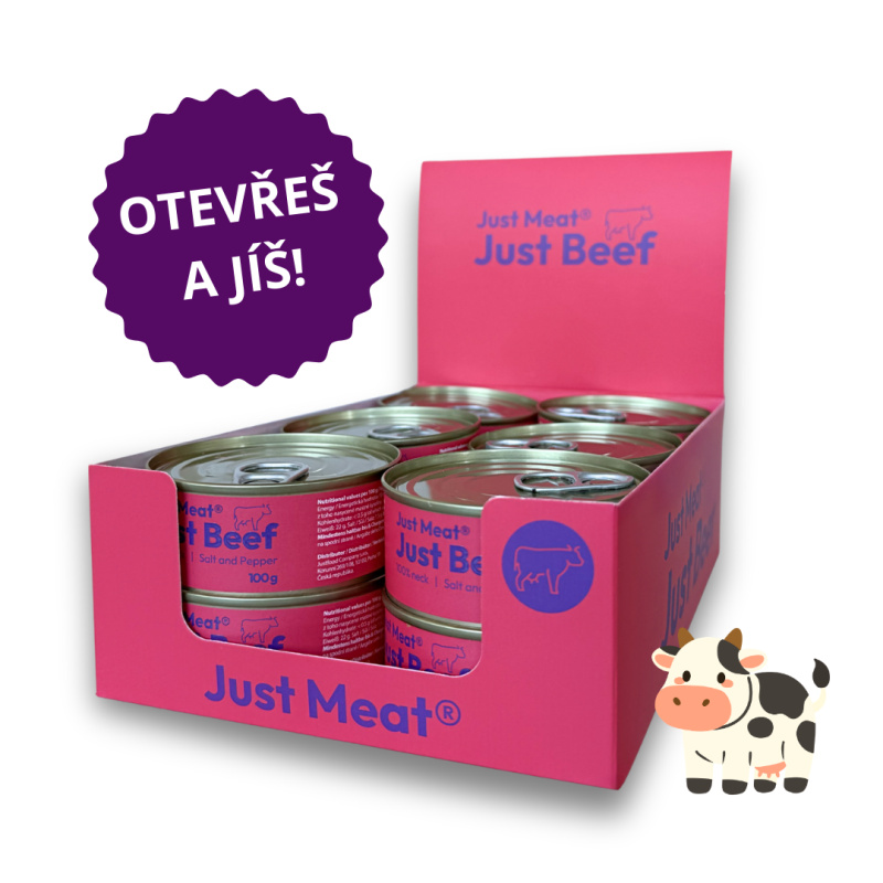 Just Meat  Hovězí krk 12x100 g