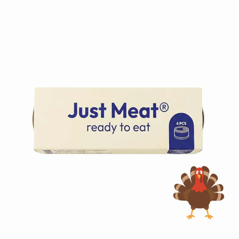 Just Meat 6 pack krůtí maso 6 x100 g