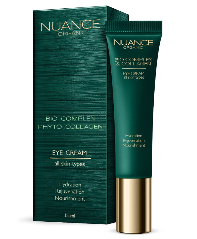 NUANCE Organic Oční krém pro všechny typy pleti 15 ml
