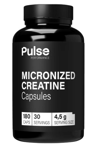 Pulse Performance Micronized Creatine capsules 180