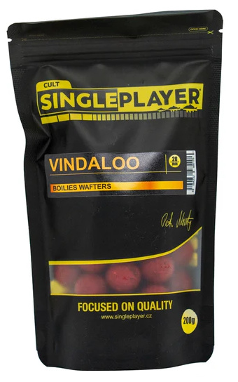 Singleplayer vyvážené boilies wafters vindaloo 200 g 20 mm