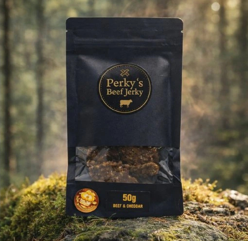 Perky´s jerky sušené hovězí maso beef & chedar 50 g