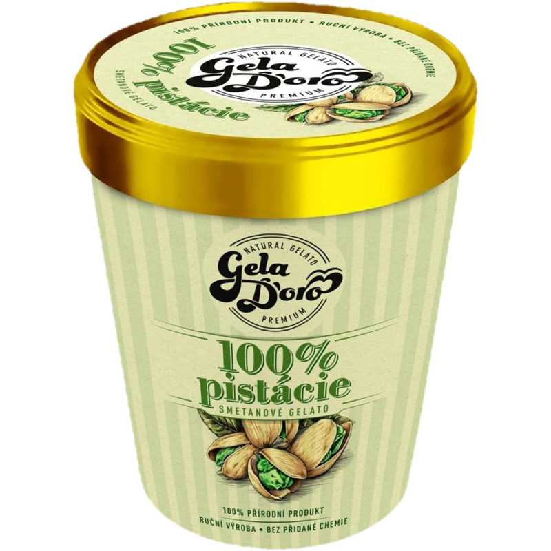 Gela D’oro Smetanové gelato pistácie