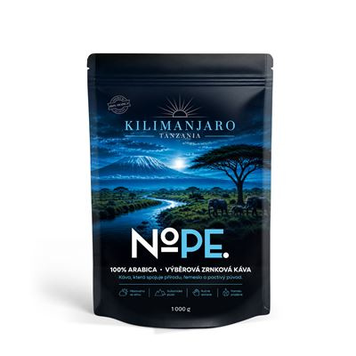 NOPE NOPE. KILIMANJARO Tanzania Káva 1 kg zrno