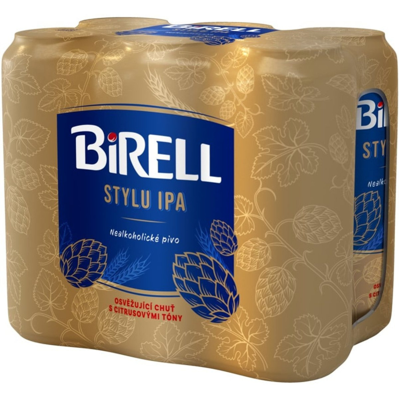 Birell Stylu IPA 6×0,5 l plech