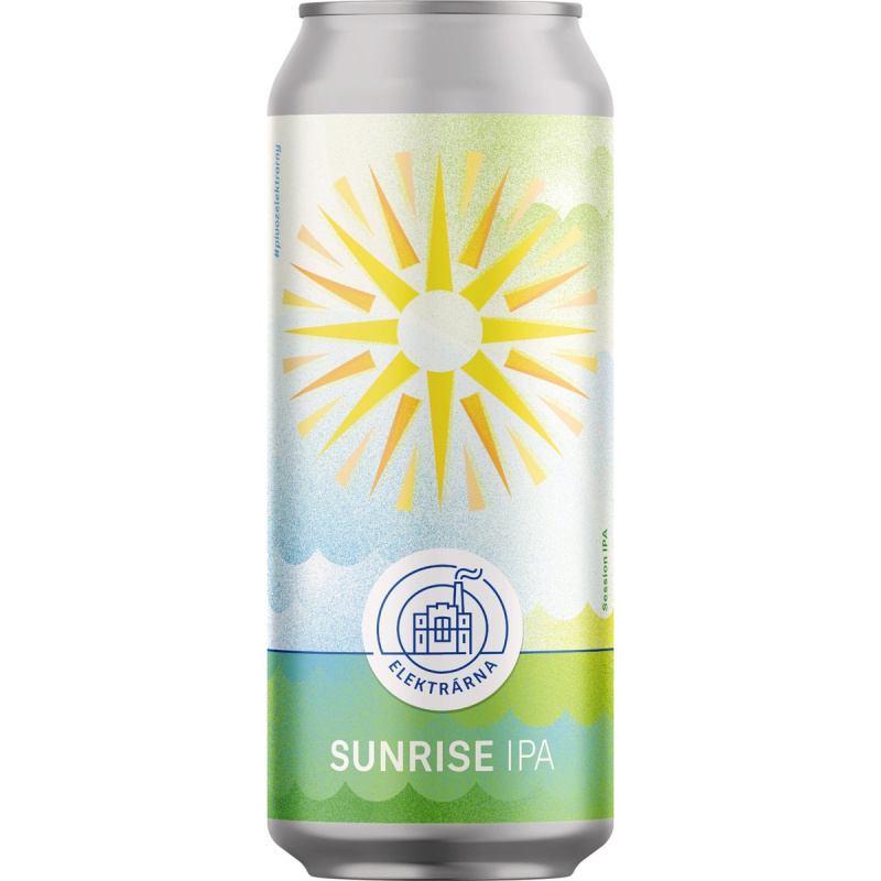 Elektrárna Sunrise nefiltrované pivo IPA