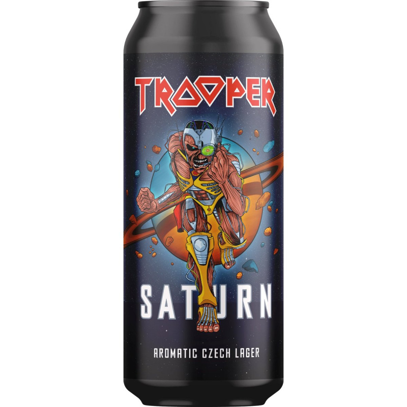 Trooper Saturn pivo ležák Iron Maiden