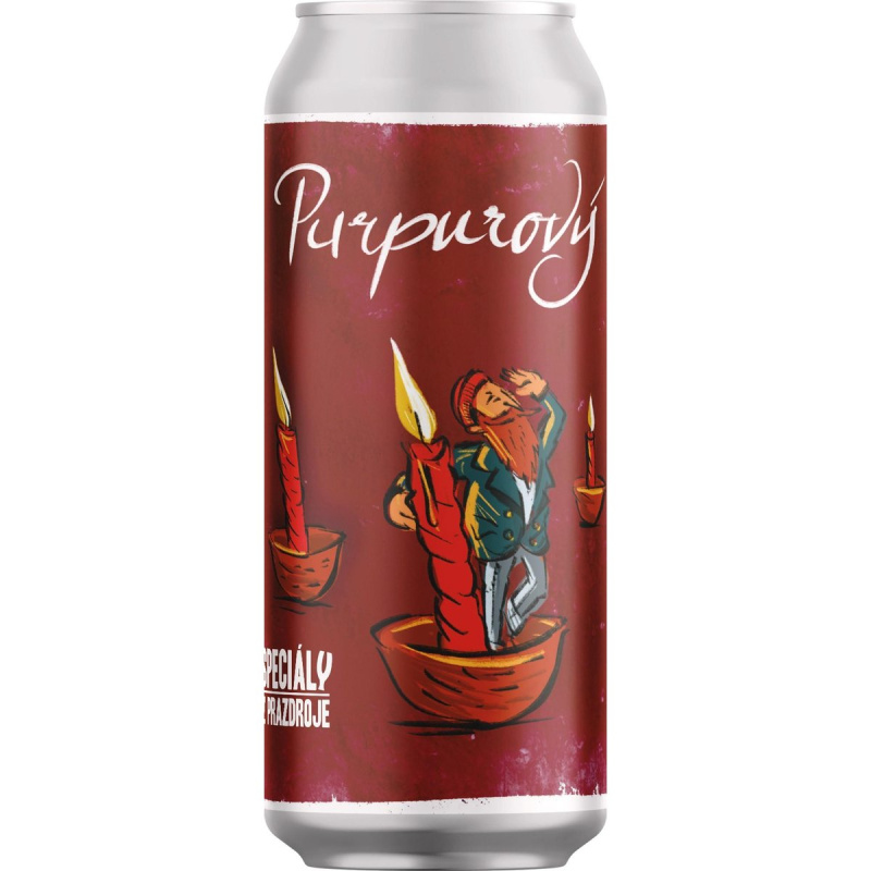 Elektrárna Speciál z Prazdroje Purpurový vánoční ALE pivo polotmavé