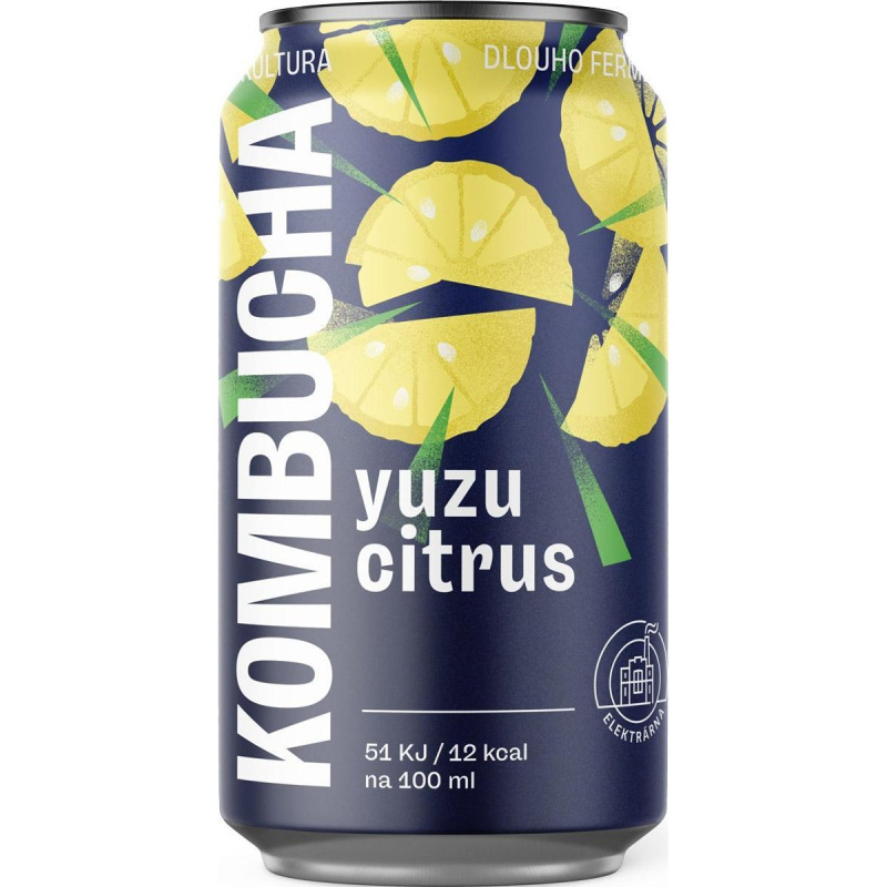 Elektrárna Kombucha Yuzu citrus