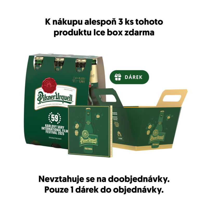 Pilsner Urquell 6×0,33 l sklo