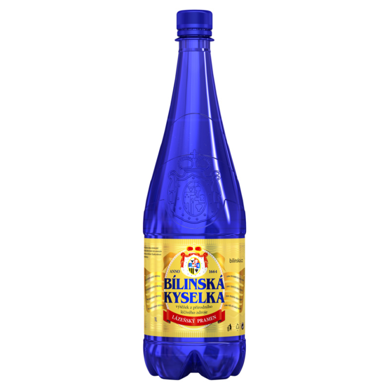 Bílinská kyselka - lázeňský pramen - 1 l
