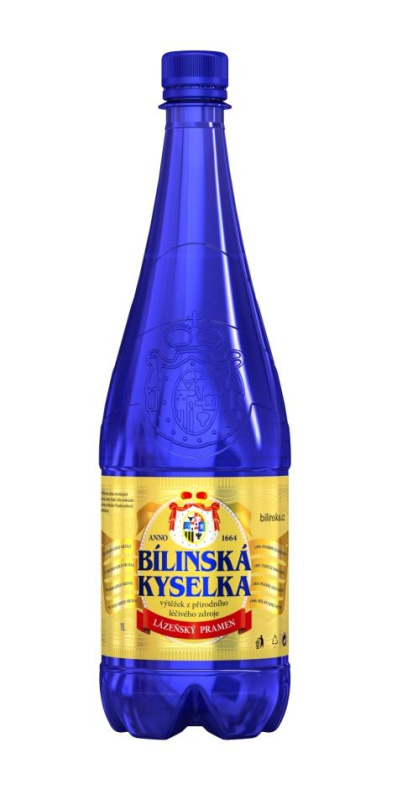 Bílinská kyselka - lázeňský pramen - 1 l