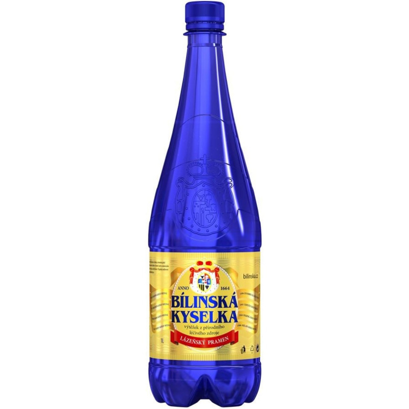 Bílinská kyselka - lázeňský pramen - 1 l