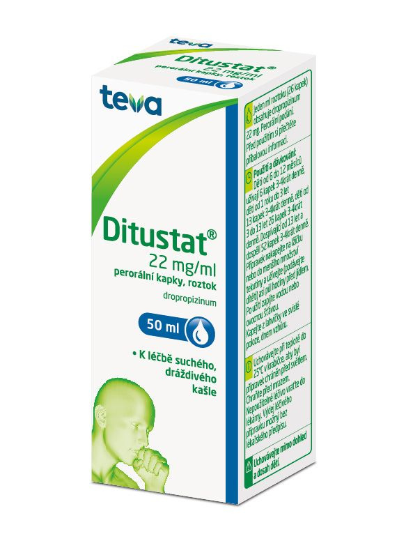 DITUSTAT 22MG/ML Perorální kapky, roztok 1X50ML