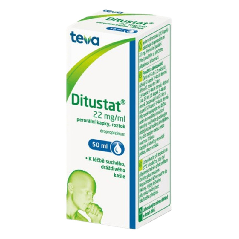DITUSTAT 22MG/ML Perorální kapky, roztok 1X50ML