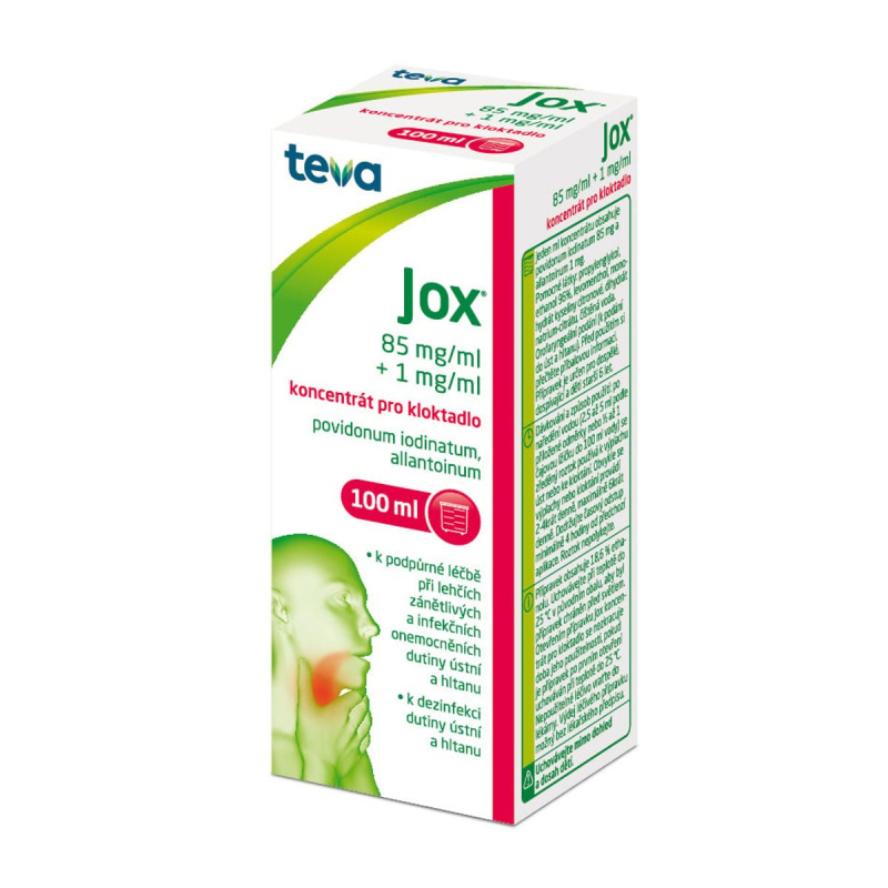 JOX 85MG/ML+1MG/ML Koncentrát pro kloktadlo 1X100ML
