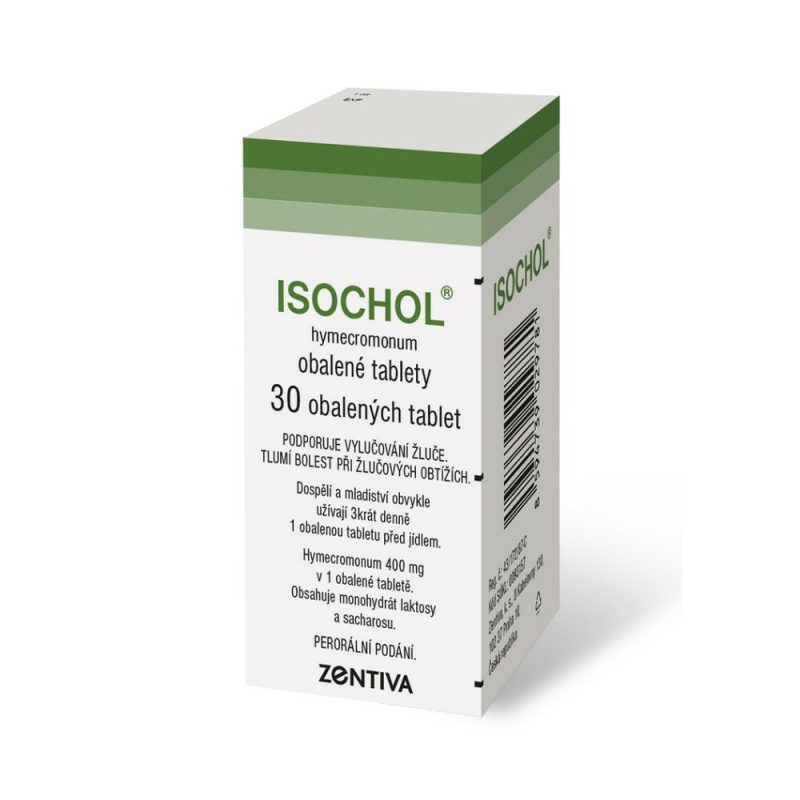 ISOCHOL 400MG Obalená tableta 30