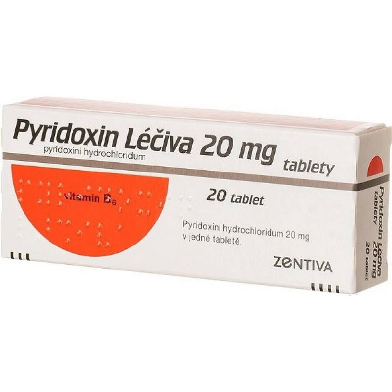 PYRIDOXIN LÉČIVA 20MG Tableta 20