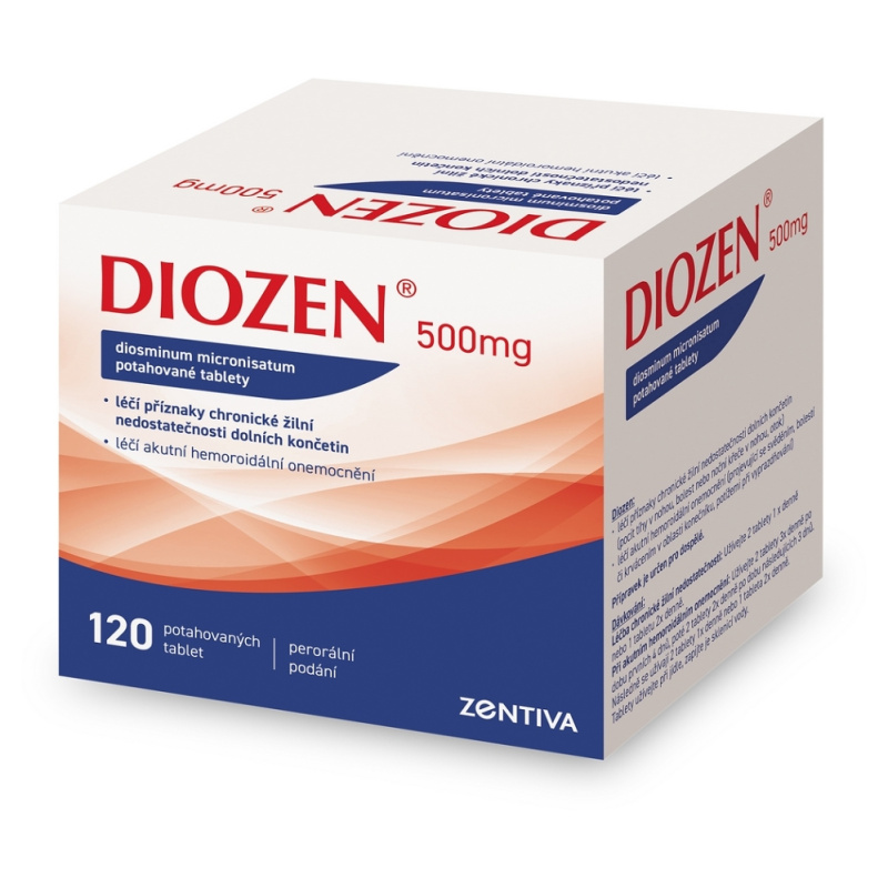 DIOZEN 500MG Potahovaná tableta 120