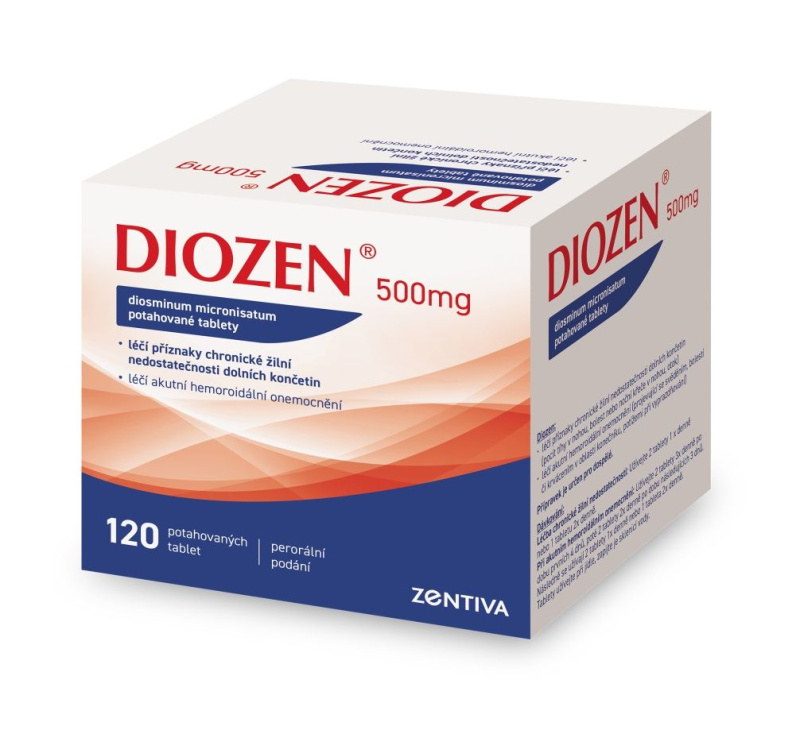 DIOZEN 500MG Potahovaná tableta 120