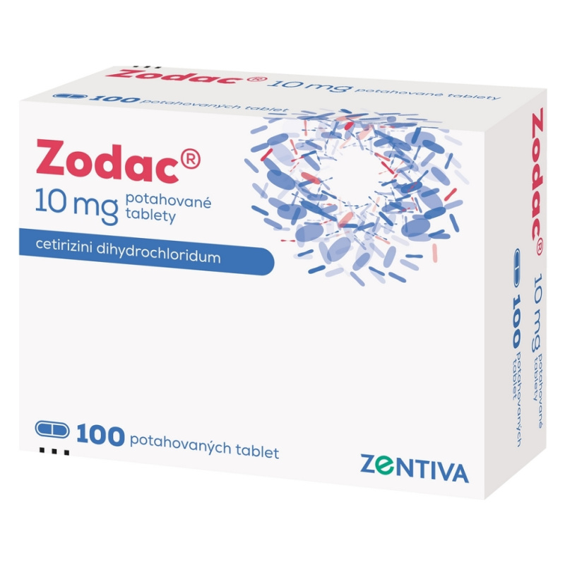 ZODAC 10MG Potahovaná tableta 100