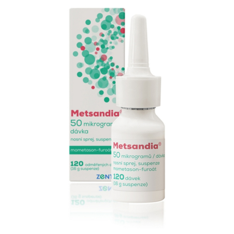 METSANDIA 50MCG/DÁV Nosní sprej, suspenze 120DÁV