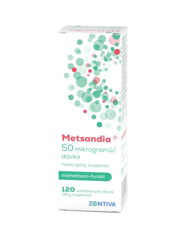 METSANDIA 50MCG/DÁV Nosní sprej, suspenze 120DÁV
