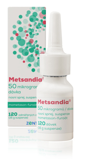 METSANDIA 50MCG/DÁV Nosní sprej, suspenze 120DÁV