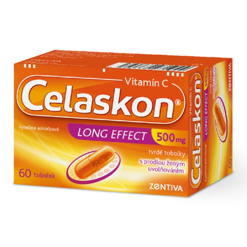 CELASKON LONG EFFECT 500MG Tvrdá tobolka s prodlouženým uvolňováním 60