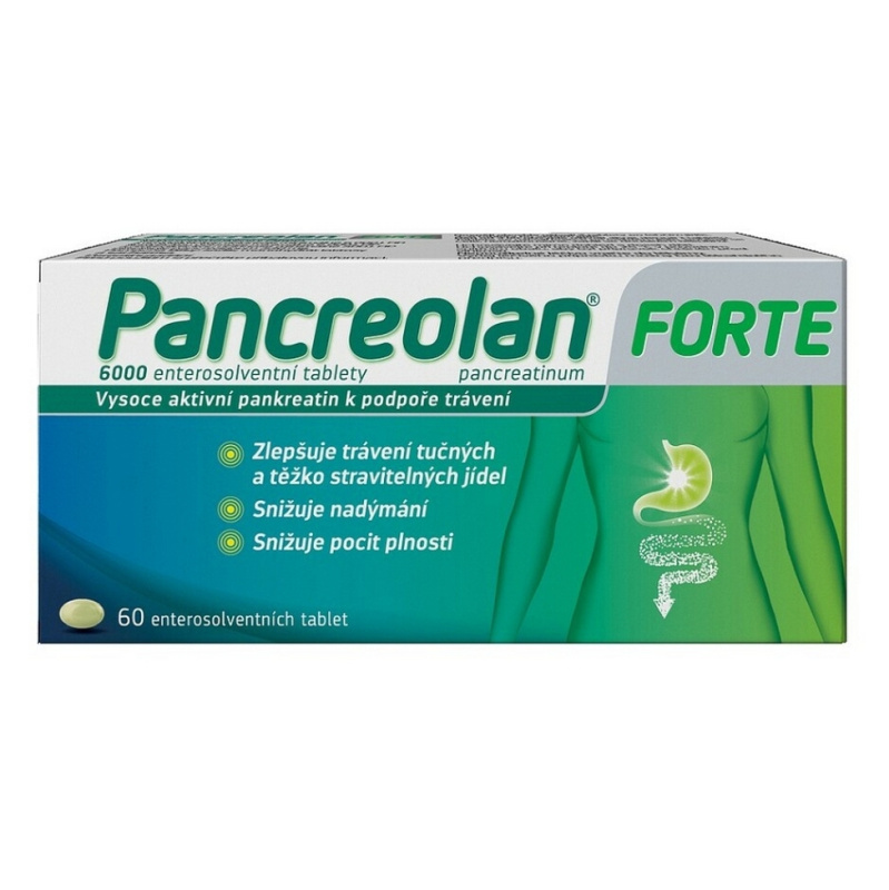 PANCREOLAN FORTE 6000U enterosolventní tableta 60