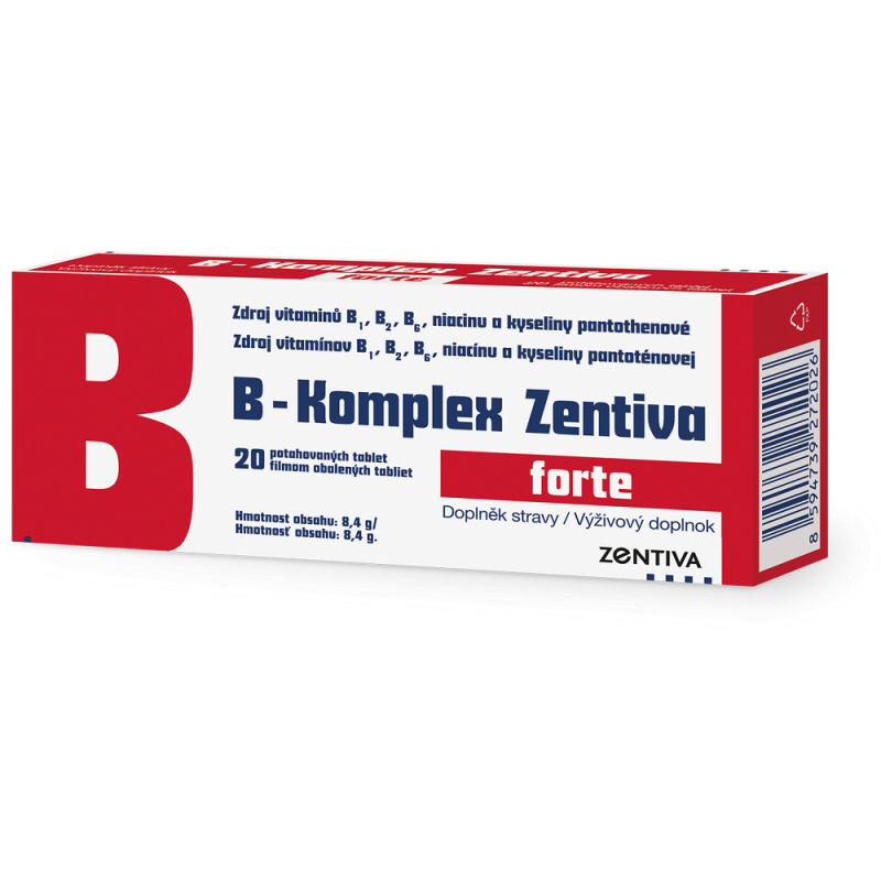 B-Komplex Zentiva forte tbl.flm.20