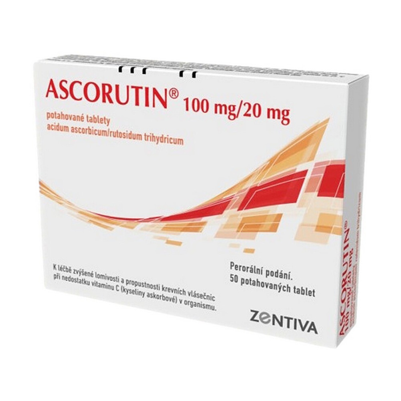 ASCORUTIN 100MG/20MG Potahovaná tableta 50(5X10)