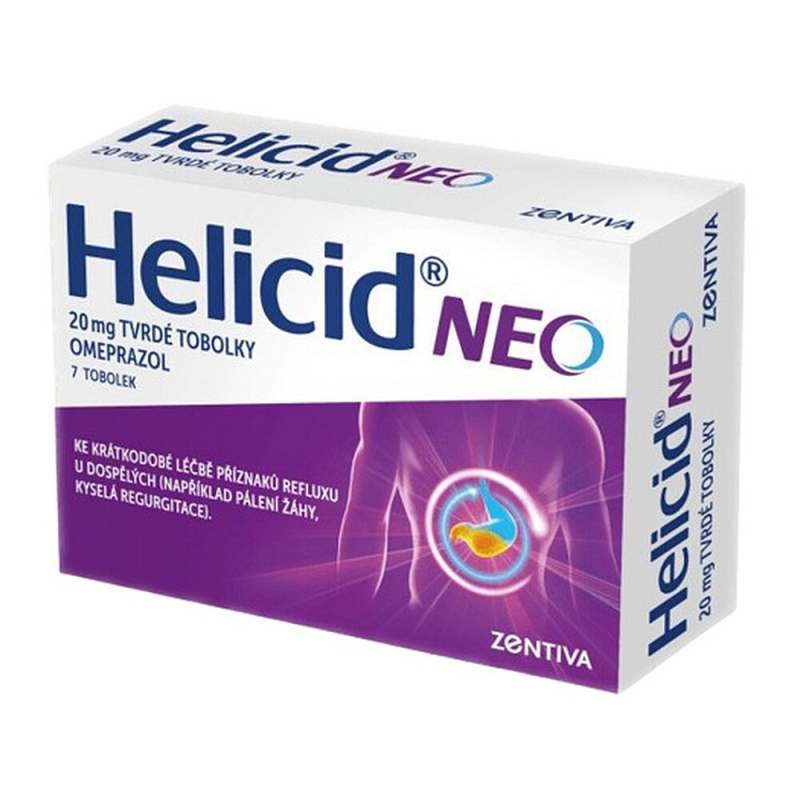 HELICID Neo 20 mg 7 tobolek