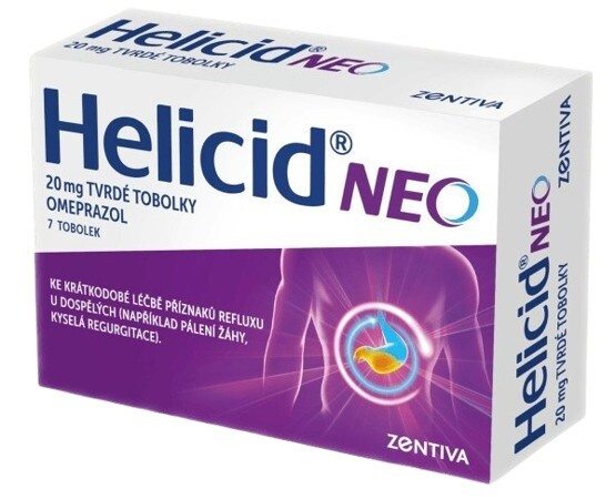 HELICID Neo 20 mg 7 tobolek