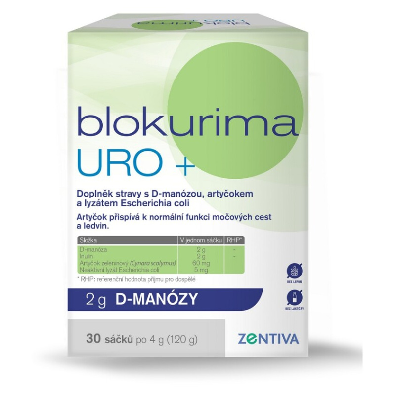 Blokurima URO+ 2g D-manózy sáčky 30x4g