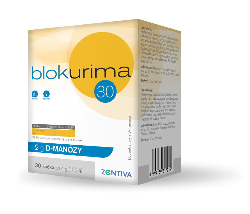 Blokurima 2g D-manózy sáčky 30x4g