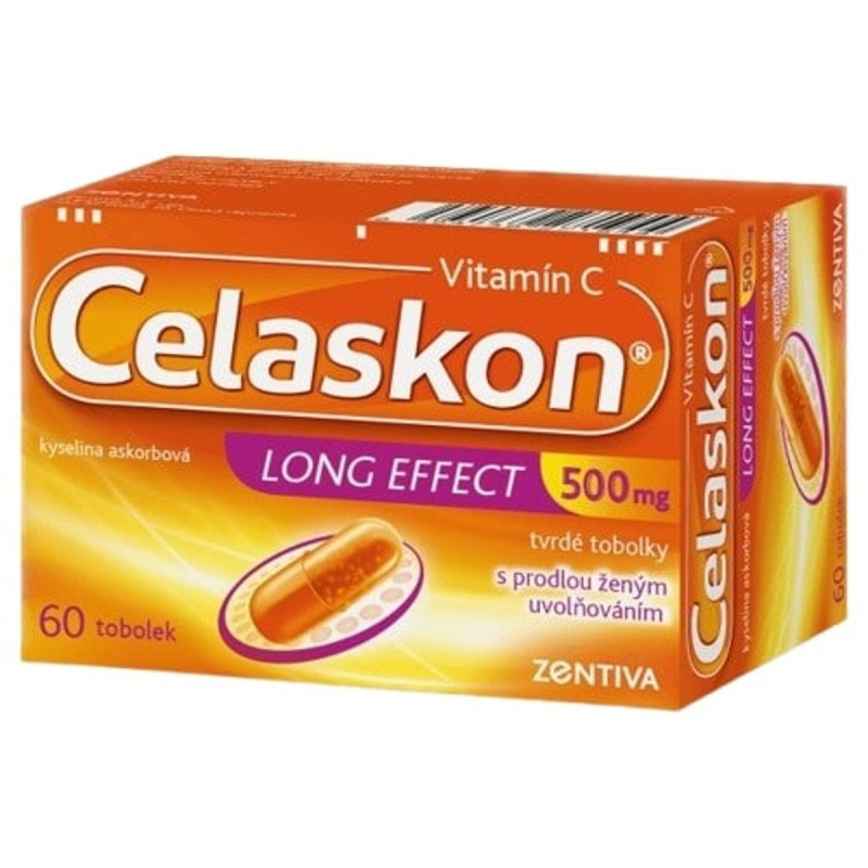 CELASKON LONG EFFECT 500MG Tvrdá tobolka s prodlouženým uvolňováním 60