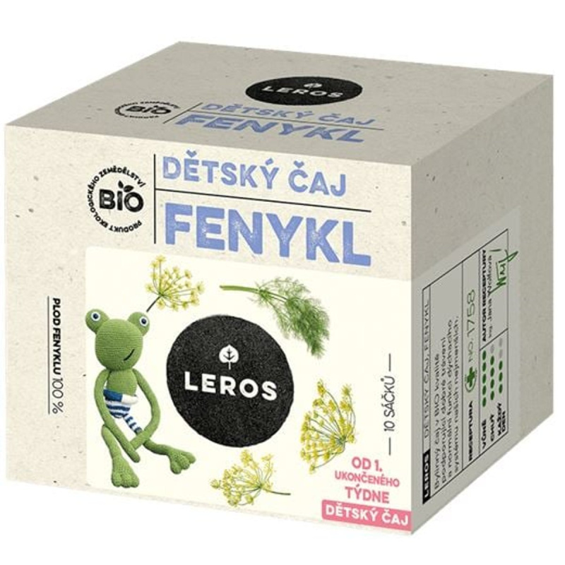 Leros BIO Dětský čaj Fenykl