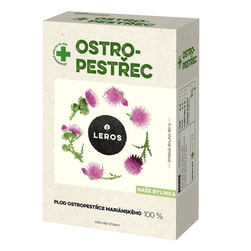 LEROS Ostropestřec čaj 150g