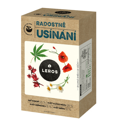 LEROS Radostné usínání konopí & vlčí mák 20 sáčků