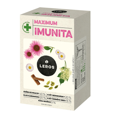 LEROS Imunita max echinacea & sedmikráska 20 sáčků