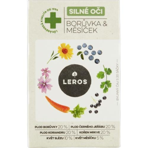 LEROS Silné oči borůvka & měsíček 20 sáčků