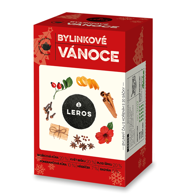 Leros Bylinkové Vánoce - bylinný čaj