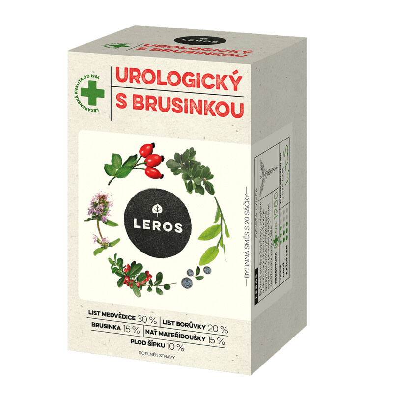 LEROS Urologický s brusinkou 20 sáčků