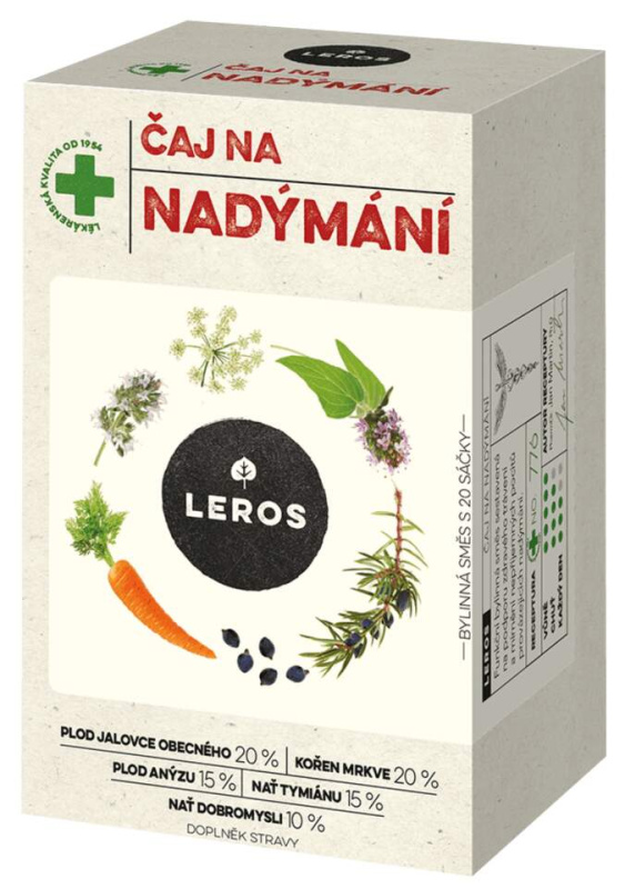 LEROS Čaj na nadýmání 20 sáčků