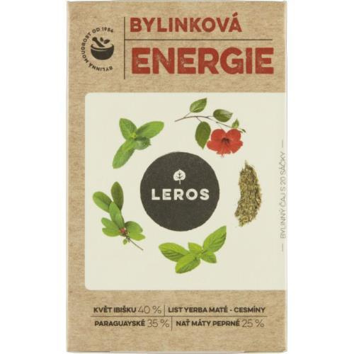 Bylinný čaj Leros - bylinková energie, 20x 2 g