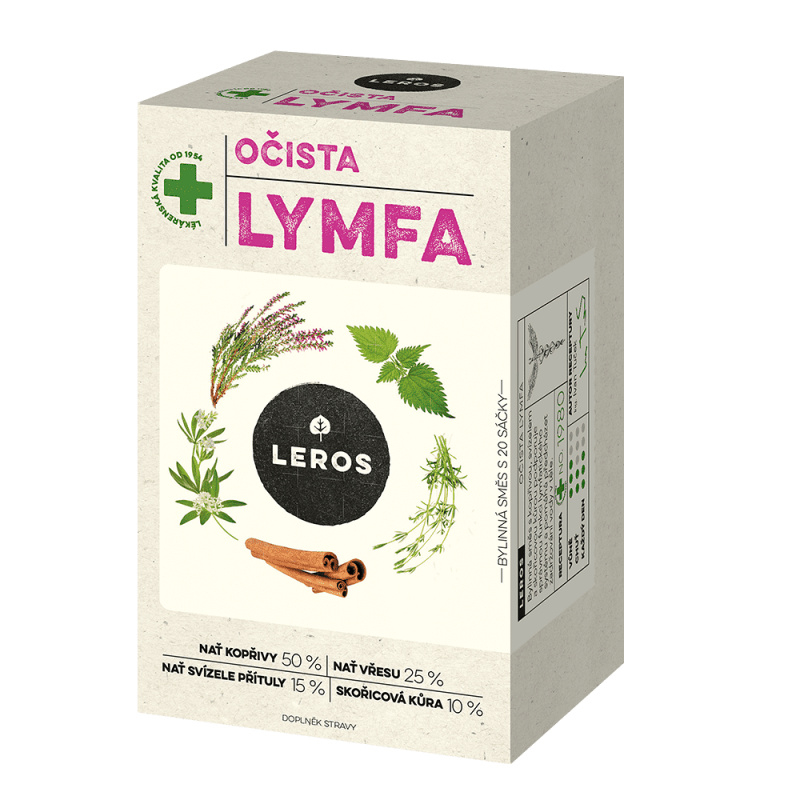 LEROS Očista lymfa 20 sáčků