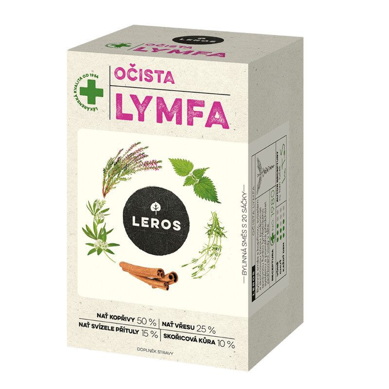 LEROS Očista lymfa 20 sáčků