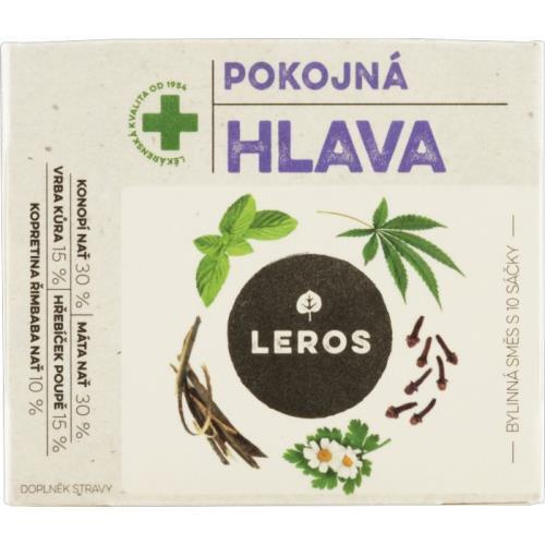 Bylinný čaj Leros - pokojná hlava, 10x 1,5 g