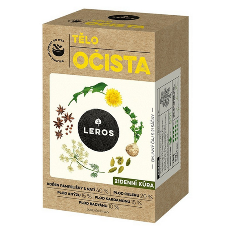 Leros Dobré bytí - bylinný čaj - Očista těla